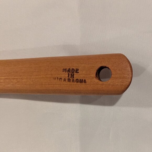 NWT Fair Trade Tropical Hardwood Salad Servers and Cooking Spatula (SET of 3) - Picture 9 of 12